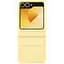 Кожаный чехол Epik Leather Case AAA для Samsung Galaxy Z Flip6 Yellow - миниатюра 1