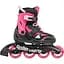 Ролики Rollerblade Microblade 28-32 Чорний-Рожевий - мініатюра 2
