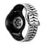 Ремешок для Samsung Galaxy Watch 4 Classic 42mm - бело-черный ширина крепления 20мм силикон Watchbands Scales (W18-4WB66902667) - миниатюра 2