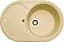 Кухонная мойка Adamant Shell 770x495x200 ivory 247223, Бежевый - миниатюра 1