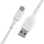Кабель Belkin Boost Up Charge Braided USB-A to USB-C 1m White (CAB002BT1MWH) [158864] - миниатюра 5