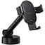 Держатель в машину Baseus Simplism Gravity Car Mount With Suction Base черный (30748 black) - миниатюра 1