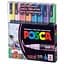 Набор маркеров Uni Posca Glitter Color 0.9-1.3 мм 8 шт. (PC-3ML GLITTER COLOR 8C) - миниатюра 1