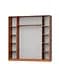 Шафа-купе тридверна MebelStar Комбо AL 3 Дзеркала 210x45x210 см Кашемір (MBS-3265) - мініатюра 2