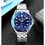 Наручний годинник Skmei 9276 Silver Blue steel strap, 9276SSIBU (18380) - мініатюра 4