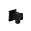 Підключення для шланга Qtap Spojeni прямокутне QT809810842857NB Black matt, Чорний матовий - мініатюра 1