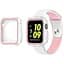Силиконовый защитный корпус Primo для Apple Watch 38 мм White/Pink - миниатюра 1