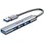 Концентратор Vention USB 3.0 to 1xUSB 3.0 + 3xUSB 2.0 0.15m gray (CKOHB) - мініатюра 1