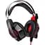 Наушники Hoco gaming Cool tour headphones LED W102 черно-красные - миниатюра 1