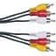Кабель GRAND Audio Video 3 x RCA тато 3 x RCA тато тюльпани тюльпани 1.5 м - мініатюра 2