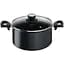 Кастрюля Tefal Unlimited с крышкой 24 см 5.3 л черная (G2554672) - миниатюра 1