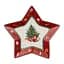 Блюдо сервірувальне новорічне для закусок Christmas 25.5 порцелянове Yiwu HP-SDHK-19 - мініатюра 2