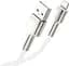 Кабель Baseus Cafule Metal Series Data Cable USB to Lightning 2.4A 1m CALJK-A02 White - миниатюра 4