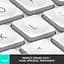 Клавіатура Logitech MX Keys мінімалістська та бездротова з підсвічуванням, компактна, Bluetooth, підсвічування Б\в - мініатюра 2