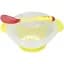 Тарелка на присоске с термоложкой и крышкой Mega Zayka MGZ-0100 (Yellow)  - миниатюра 1
