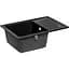 Кухонна мийка Lidz 620x435/200 BLM-14 чорний металік (LIDZBLM14620435200) - мініатюра 2