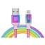 Кабель REAL-EL Premium USB - USB Type-C (M/M), 1 м, Rainbow (EL123500050) - миниатюра 1