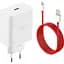 Зарядний пристрій Oneplus 100 W SUPERVOOC VCBAOBEH 1U + кабель USB — Type-C євровилка біле - мініатюра 4