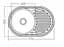 Мийка кухонна ZERIX Z7750-08-180D decor (ZX1597) - мініатюра 2