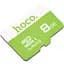 Карта пам'яті Hoco TF 8GB SDHC Class10 USB2.0 High-Speed ​​зелений - мініатюра 1