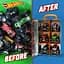 Контейнер для зберігання автівок Hot Wheels серії Monster Trucks металевий (HWCC21) - мініатюра 6