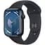 Смарт-часы Apple Watch Series 9 GPS 45 mm Midnight Aluminium Case with Midnight Sport Band - M/L Model A2980 (Grade C) Seller Refurbished - миниатюра 1