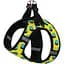 Шлея для собак Bronzedog Sport Vest Поп Арт XXS 15х13х3 см жовта - мініатюра 1