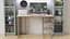 Комп'ютерний стіл Ferrum-decor Кевін 75x120x60 сірий ДСП Дуб Сан-Марино 16мм (FRD-101722) - мініатюра 3