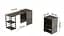 Стол-тумба трансформер Смарт 2/1 Ferrum-decor 750x1450x500 Черный металл ДСП Дуб Сонома Трюфель 16 мм (FRD-105099) - миниатюра 7