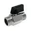 Кран шаровой приборный Zegor Mini FM03 прямой 1/2" НН PN20 30412 - миниатюра 1