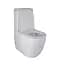 Унитаз-компакт Qtap Robin Ultra Quiet безободковый с сиденьем Soft-close QT13222128AUQ1W, Белый - миниатюра 4
