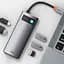 Хаб Baseus Metal Gleam Series 5-in-1 Type-C HUB 30Hz Type-C to HDXiaomi*1+USB3.0*3+PD*1 WKWG020013 Grey - мініатюра 4