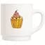 Чашка Luminarc Pop Gourmandise Cupcake, 290 мл, біла (Q5180) - мініатюра 1