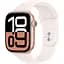 Смарт-годинник Apple Watch Series 10 GPS 46mm Rose Gold Aluminum Case with Light Blush Sport Band S/M (MWWT3) [114972] - мініатюра 1