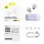 Беспроводные наушники Baseus Bowie E18 True Wireless Earphones, IPX4, ENC, BT5.3, 40 mAh, 300 mAh, 7.5h, Purple A00023800533-00 - миниатюра 6
