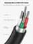 Кабель-адаптер UGREEN US133 Micro USB OTG круглый 12СМ Black (10396) - миниатюра 3
