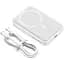 Зовнішній акумулятор Baseus Magnetic Mini 30W 10000mAh White [PPCX110202] [106693] - мініатюра 3