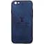 Чохол-накладка Toto Deer Shell With Leather Effect Case Apple iPhone 6 Plus/6s Plus Dark Blue - мініатюра 1