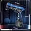 Водяний акумуляторний пістолет Water Gun 66-35 (500ml) with lithium battery Transparent blue - мініатюра 5