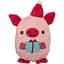 Игрушка для собак Trixie Рождественская свинка со звуком плюш 19 см розовая (92601_Christmas) - миниатюра 1