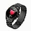 Умные часы Linwear LW09 Metal с измерением кислорода в крови Черный - миниатюра 5