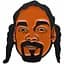 Значок Снуп Догг Snoop Dogg 3 см P SDGG 01 - мініатюра 1
