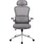 Офісне крісло GT Racer B-5880 White/Gray [125610] - мініатюра 2
