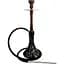 Кальян Aroma Hookah X-Ray Wood Brown Craft Crystal Black - мініатюра 1
