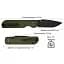 Ніж CJRB Nova Green PVD - мініатюра 6