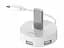 Хаб Type-C HUB Baseus Round Box to 1USB3.0/3USB2.0 CAHUB-G02 White - мініатюра 2