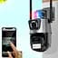 Вулична охоронна поворотна Wi-Fi камера Baellerry Dual Lens Zoom 8MP сирена, зум, віддаленим доступом онлайн - мініатюра 3