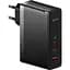 Мережевий зарядний пристрій Baseus GaN5 Pro Fast Charger 140W + Cable USB-C to USB-C Black [CCGP100201] [136666] - мініатюра 2