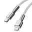 Кабель Baseus Cafule Metal USB-C to Lightning PD 20W 2m White (CATLJK-B02) [71406] - мініатюра 4