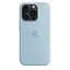Силиконовый чехол CasePro Silicone Case with MagSafe Light Blue для iPhone 15 Pro - миниатюра 4